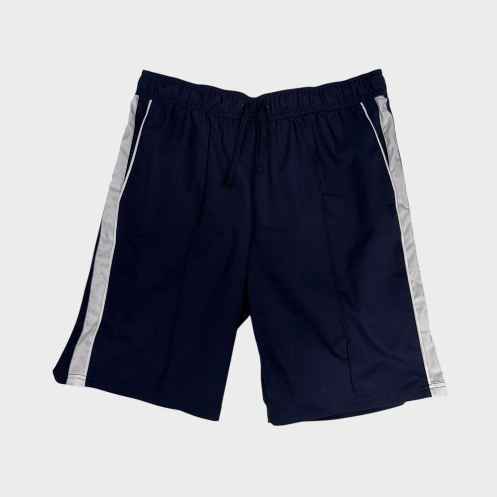 SB Active Womens Large 100% Polyester Blue White Shorts